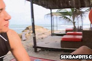 Two blonde Latina MILFs fuck young stud!