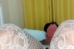 this whore's pussy is fully exposed and wet