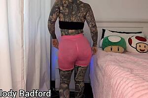 Big Tits Milf in Gym Tights Try-On Haul by Melody Radford XXX
