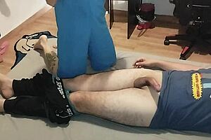 colombian busty babe takes huge cock in her giant ass.