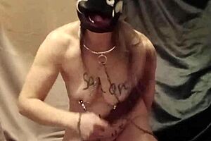 Slave gets humiliated with anal enema 😩