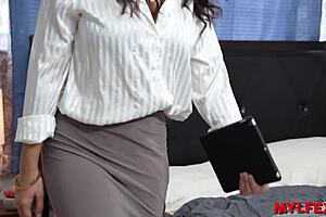 Mom Punishes Boy With Hardcore Riding And Doggy Fucking