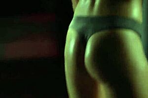 beautiful babes feeling excited in workout session, showing off their booties for playboy with passion