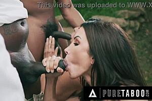 pure taboo big dick strangers have roadside gangbang with milf lookalikes shay sights