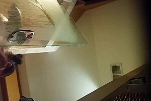 Hidden Camera Captures Mature Woman With Tits