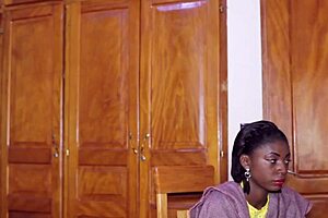 reality tv star gets her tight ass discovered by sexy journalist with big cock on set