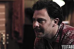 big ass petite teen interacts with mature neighbors in group setting