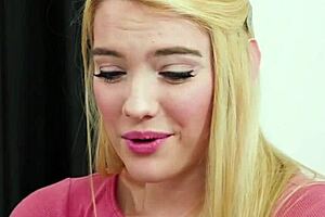 Kenna james teases clit while stepmom tongues her ass