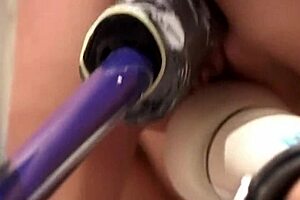 Scott Rhodes dominates Maxine in the bondage dungeon with tight ropes. Her wet pussy quivers under his control.