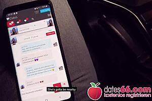 Curvy MILF Liz De Lane at the intersection for outdoor dates on dates66.com