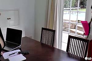 Mature Lacey Starr and Latina MILF lesbian massage