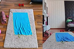 wet dual cam workout stuns with naked moves