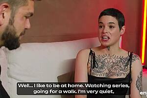 Saba Lapiedra dives into her first double penetration scene