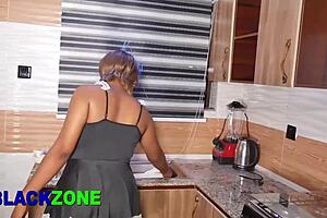 Stepmom Fucks Stepson In Kitchen