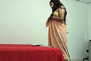 An 18-Year-Old Student Fixes Her Uniform To Go To Class In The Morning Shes A Cute Sexy Chubby Girl