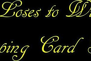 she loses the card game and has to strip to win.