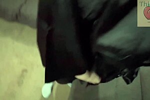 stepson pulls his groin for huge mouthful cum in mouth from mommy blowjob 😈