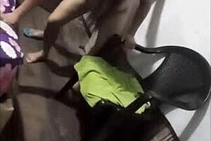 Wife's hidden camera captures stranger fucking her in cowgirl with neighbor