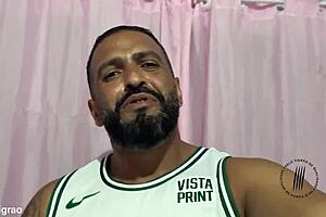 in the trailer, huge natural tits slut gets assfucked and licked in cowgirl with dirty talk