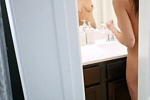 Stepmom Catches Stepson Jerking Off With Her Underwear Wrapped Around His Cock On Stepmothers Day