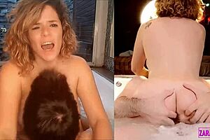Big tits blonde bent over in jacuzzi fuck