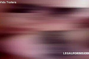 Didevi moans during hardcore double anal