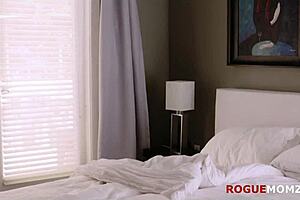 Does Stepmom's Big Tits Help Tired Stepson With Handjob?