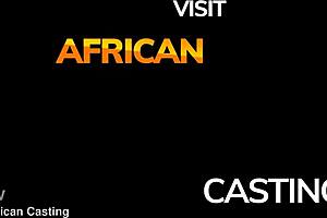 Ebony Milf Squirts in Casting Painal