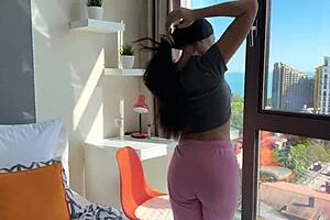 HOT BRUNETTE CHEATS WITH STEPFATHER!