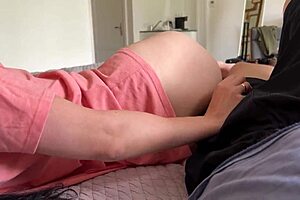 Hot stepmom forgot to put on panties before going to bed