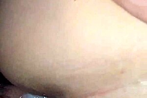 Wife Bends Over for Creampie in Her Big Pussy