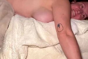 Avril Showers Prone Bone Fuck and Hairy Pussy Creampie!