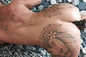 In this intense scene, a mature bodybuilder milf with big tits and clit experiences super anal fucking with double penetration, squirting everywhere