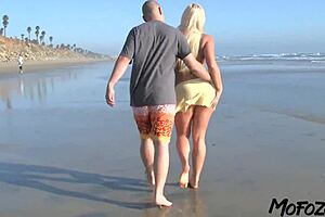 Blonde Amateur Gives Blowjob!