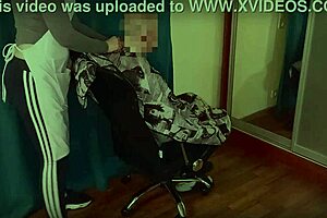 i'm mrs lazinski getting a haircut at the czech salon