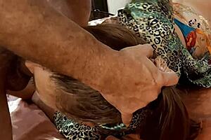 French Amateur in Satin Lingerie Gets Deep Pussy Action.