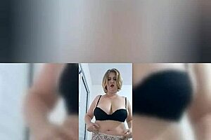 Blonde Milf Cums Shaking Big Natural Tits