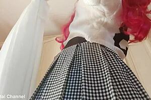 is this indian busty step mom masturbating her tight hairy pussy, horny and beaver-like?