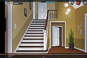 stepmom and stepsis with huge boobs get fucked hard