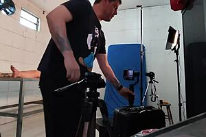 Oh my god, big tits milf gets recorded in the hospital ward! What a naughty adventure!