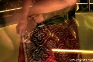 Beautiful Indian seduces and dances solo