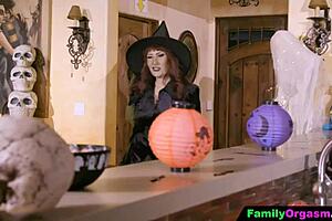 Step Dad And Stepdaughter Cheat On Stepmom At Halloween