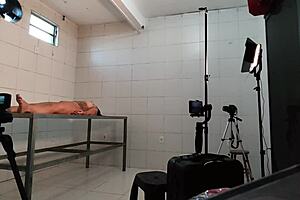 Oh my god, big tits milf gets recorded in the hospital ward! What a naughty adventure!