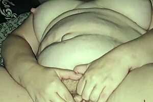 Milf plays with her soft pussy and cums hard, what do you think?