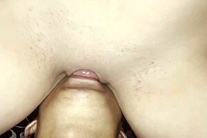 Pregnant ebony bbw girlfriend sucks cock then rides