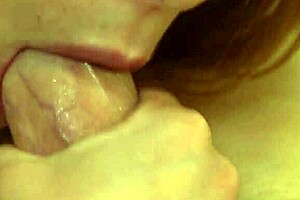 My girlfriend sucks me off and I finish in her mouth