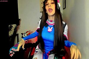 D.Va Cosplay Goddess Rewards Good Behavior!