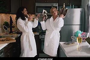 ryan keely gifts penny barber a sexy dress for her milf transformation