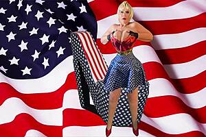 granny licks my patriotic dildo!