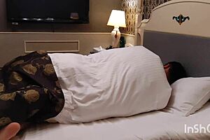 Asian couple explores financial domination at french party